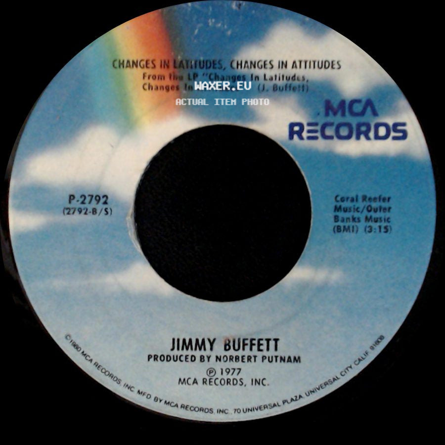 Jimmy Buffett - Changes In Latitudes, Changes In Attitudes / Margaritaville side A