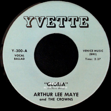 Arthur Lee Maye And The Crowns - Gloria / This Is The Night For Love side A