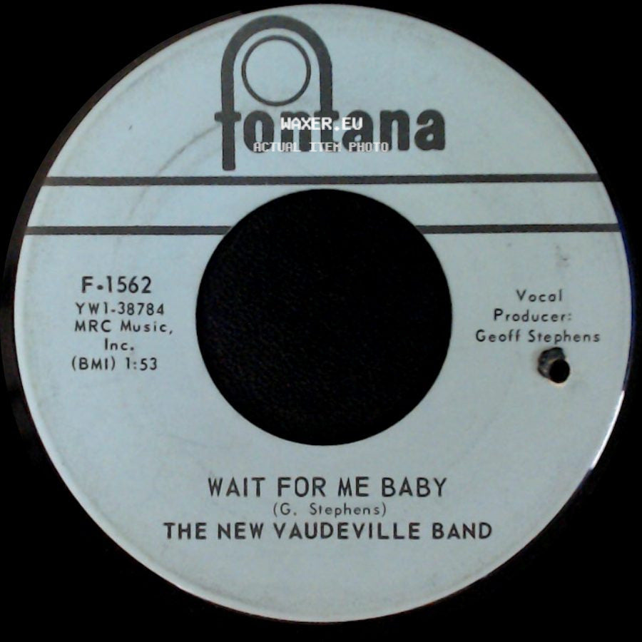 The New Vaudeville Band - Winchester Cathedral / Wait For Me Baby side B