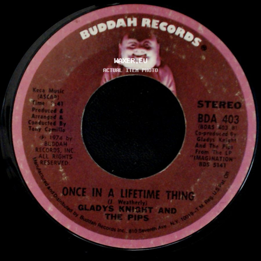 Gladys Knight And The Pips - Once In A Lifetime Thing / Best Thing That Ever Happened To Me side A