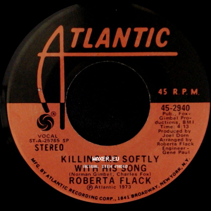 Roberta Flack - Just Like A Woman / Killing Me Softly With His Song side B