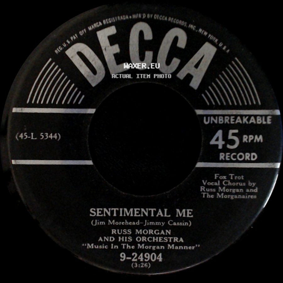 Russ Morgan And His Orchestra - Copper Canyon / Sentimental Me side B