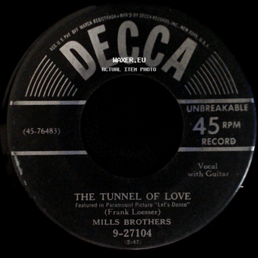 Mills Brothers - Why Fight The Feeling / The Tunnel Of Love side B