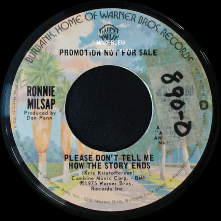 Ronnie Milsap - A Rose By Any Other Name / Please Don't Tell Me How The Story Ends side B