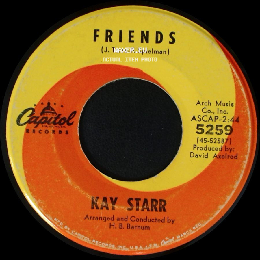Kay Starr - Friends / Together Again side A
