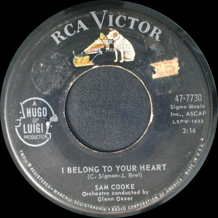 Sam Cooke - I Belong To Your Heart / You Understand Me side A