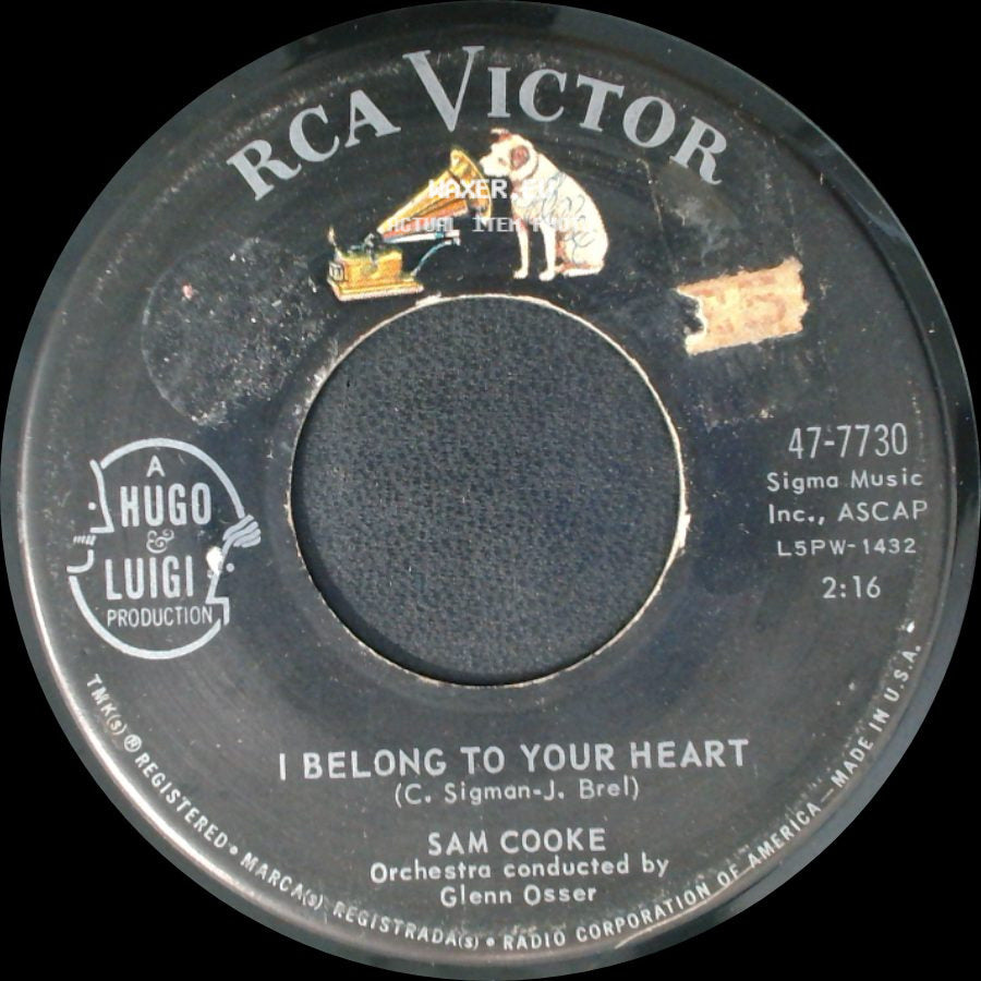 Sam Cooke - I Belong To Your Heart / You Understand Me side A