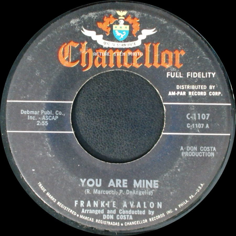Frankie Avalon - You Are Mine / Ponchinello side A
