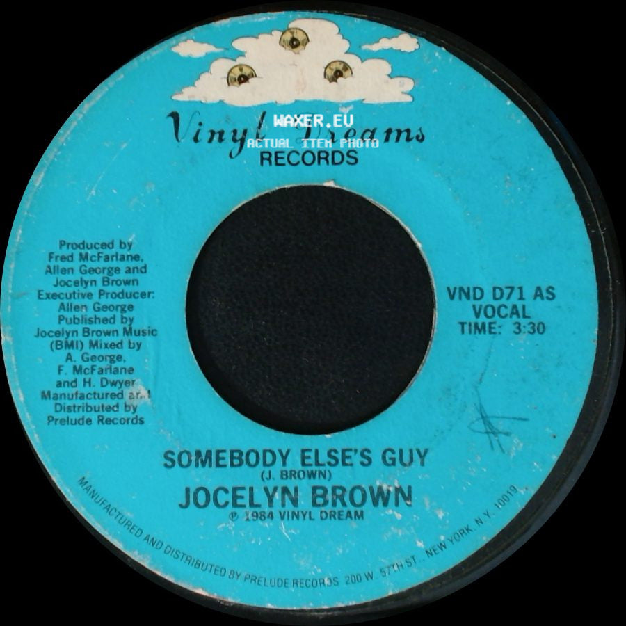 Jocelyn Brown - Somebody Else's Guy / Somebody Else's Guy side A