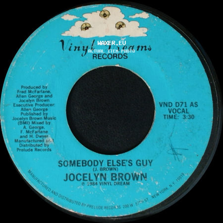 Jocelyn Brown - Somebody Else's Guy / Somebody Else's Guy side A