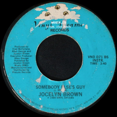 Jocelyn Brown - Somebody Else's Guy / Somebody Else's Guy side B
