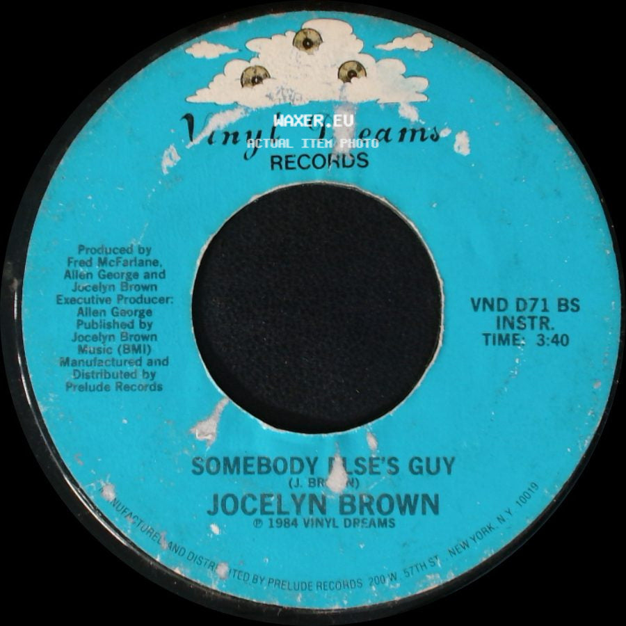 Jocelyn Brown - Somebody Else's Guy / Somebody Else's Guy side B