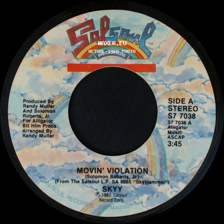 Skyy - Movin' Violation / Get Into The Beat side A