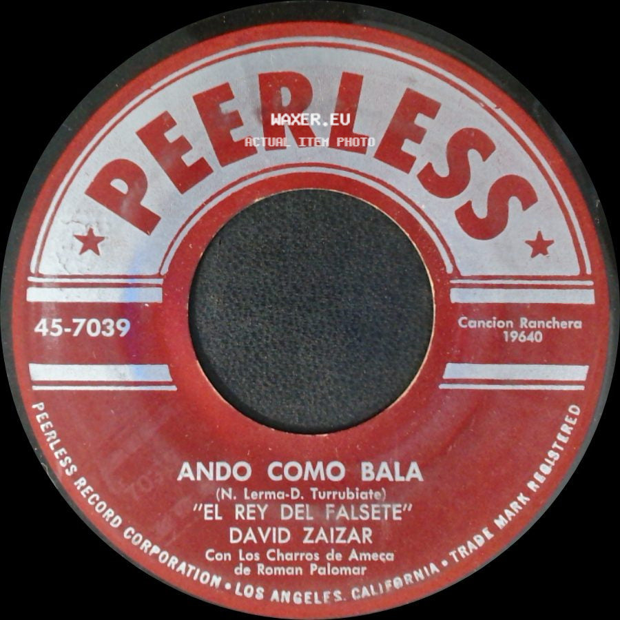David Zaizar - Ando Como Bala / Amigos Me Acuerdo side A