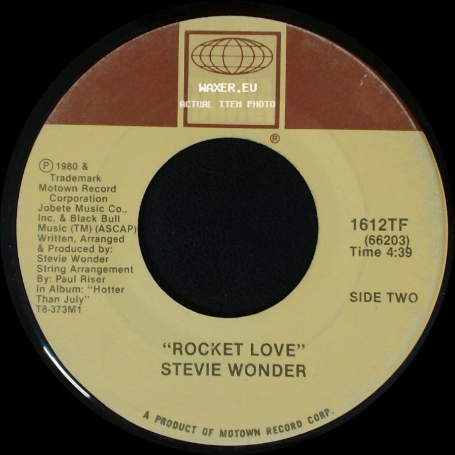 Stevie Wonder - Do I Do / Rocket Love side B