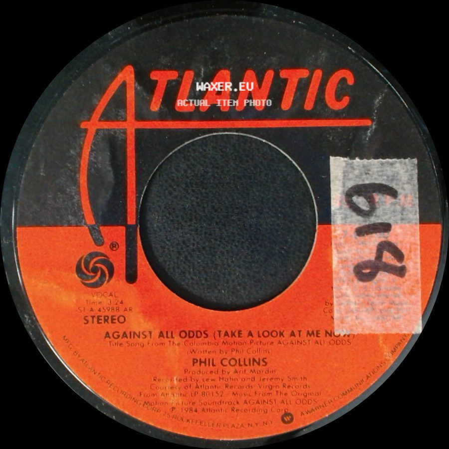 Larry Carlton And Michel Colombier / Phil Collins - The Search (Main Title Theme From Against All Odds) / Against All Odds (Take A Look At Me Now) side B