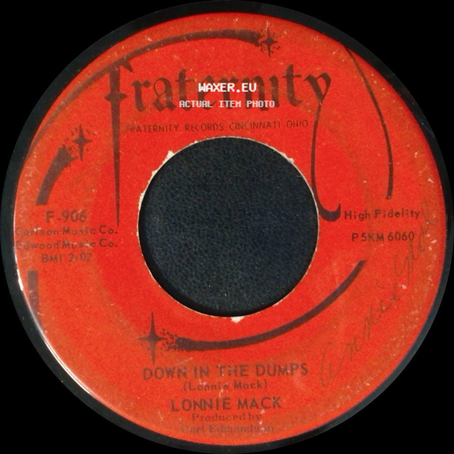Lonnie Mack - Down In The Dumps / Memphis side A