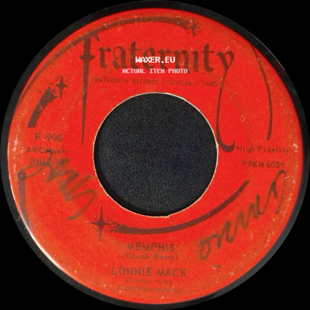 Lonnie Mack - Down In The Dumps / Memphis side B