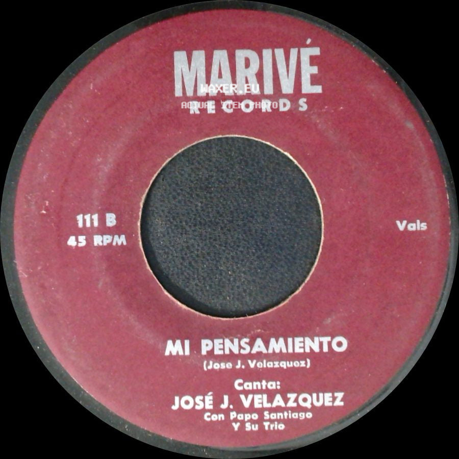 José J. Velazquez - Herida Incurable / Mi Pensamiento side B