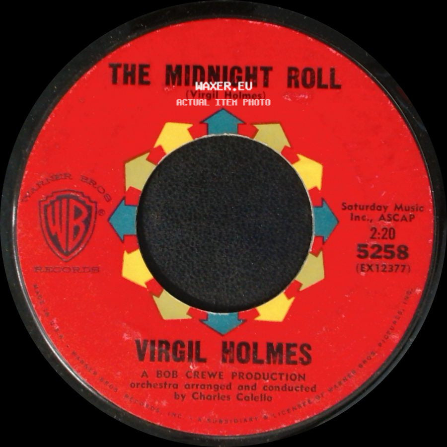 Virgil Holmes - I'll Never Ask / The Midnight Roll side B