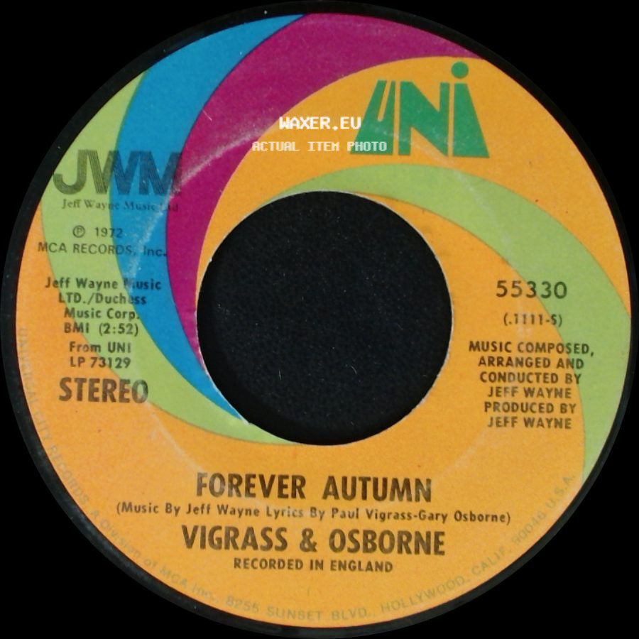 Vigrass & Osborne - Forever Autumn / Men Of Learning side A