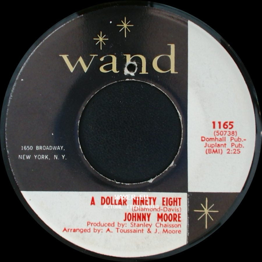 Johnny Moore - A Dollar Ninety Eight / Haven't I Been Good To You side A