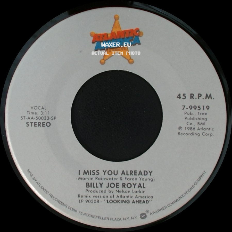 Billy Joe Royal - Another Endless Night / I Miss You Already side B