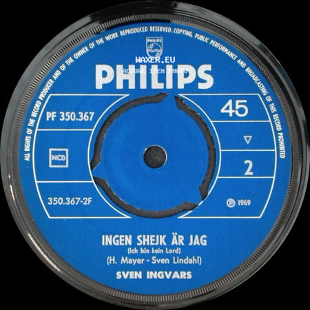 Sven Ingvards - Allt Går Igen / Ingen Shejk Är Jag (Ich Bin Kein Lord) side B