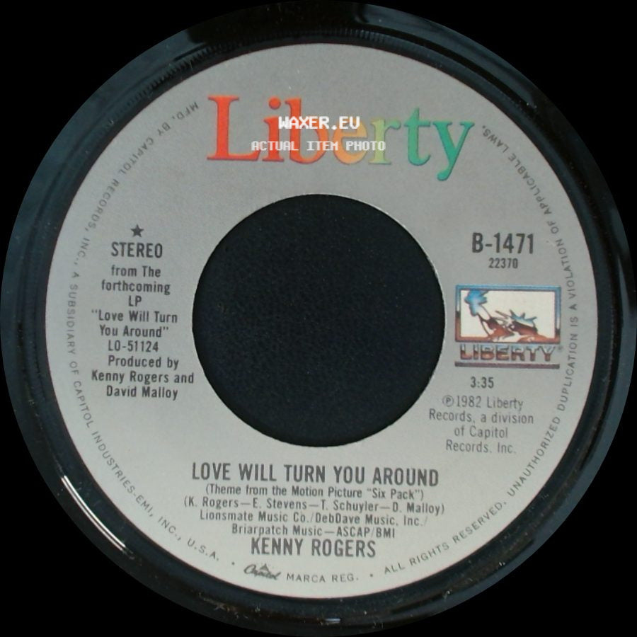 Kenny Rogers - Love Will Turn You Around / I Want A Son side A