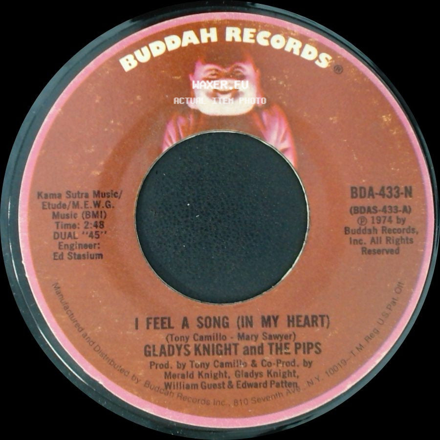 Gladys Knight And The Pips - Don't Burn Down The Bridge / I Feel A Song (In My Heart) side B