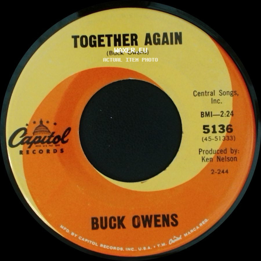 Buck Owens - My Heart Skips A Beat / Together Again side B