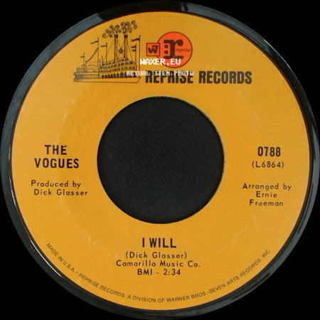 The Vogues - I Will / Till side A