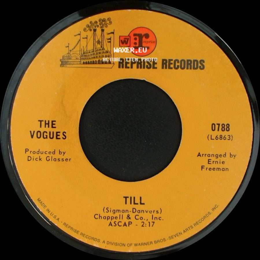The Vogues - I Will / Till side B