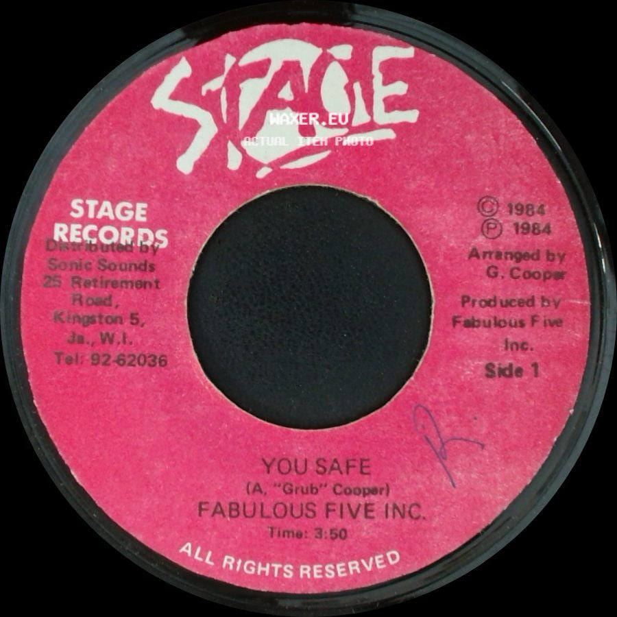 Fabulous Five Inc. - You Safe / Version side A