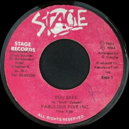 Fabulous Five Inc. - You Safe / Version side A