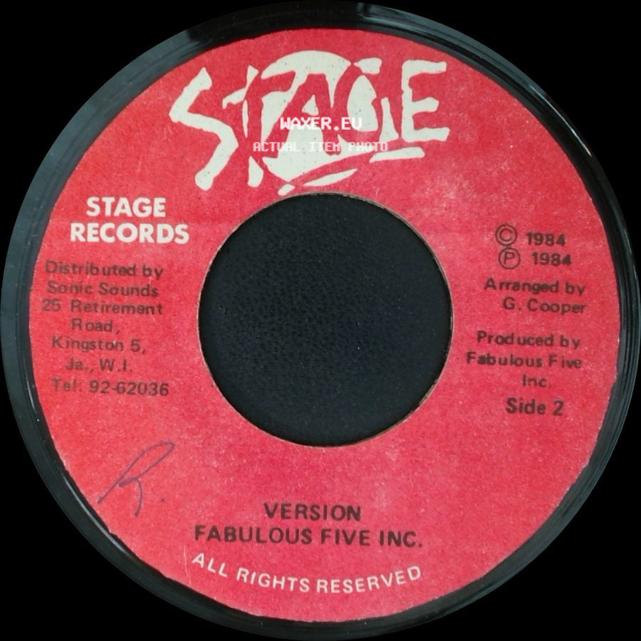 Fabulous Five Inc. - You Safe / Version side B
