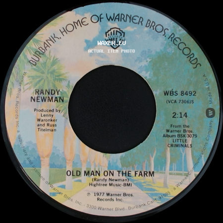Randy Newman - Old Man On The Farm / Short People side A