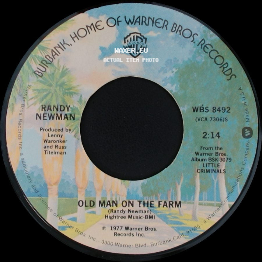 Randy Newman - Old Man On The Farm / Short People side A