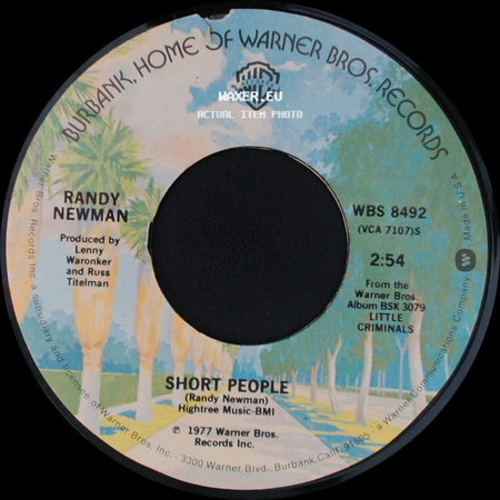Randy Newman - Old Man On The Farm / Short People side B