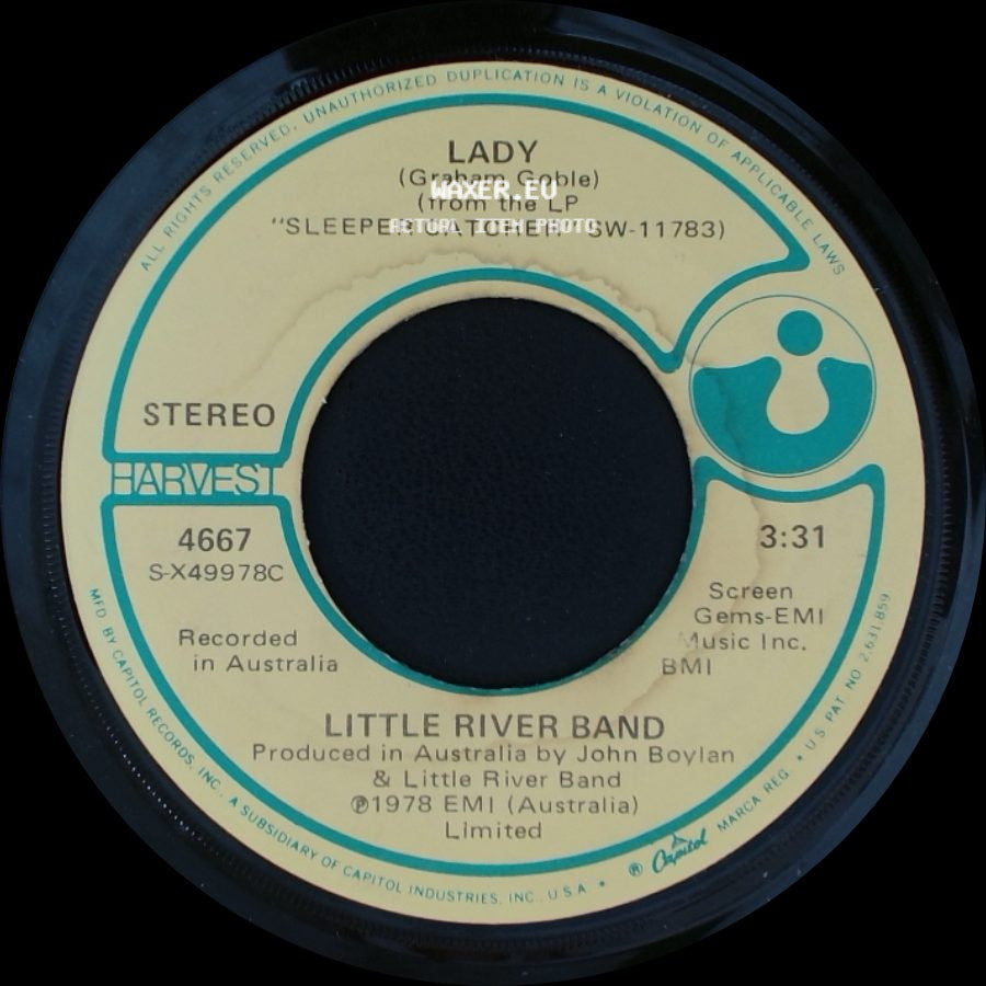 Little River Band - Lady / Take Me Home side A