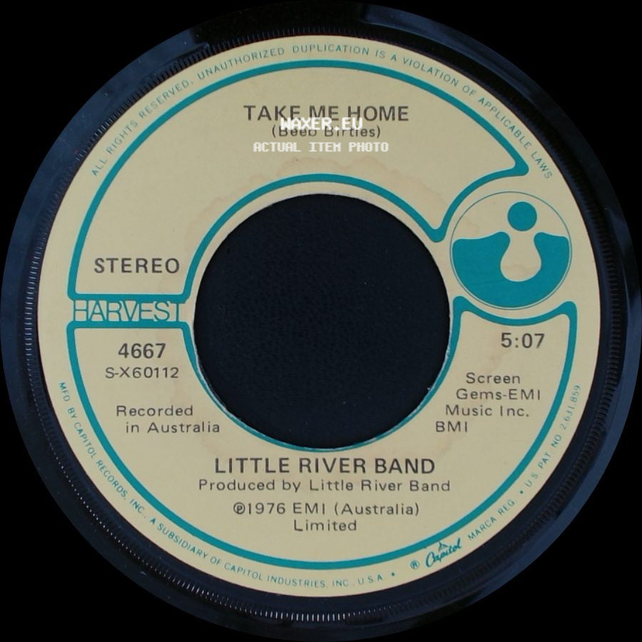 Little River Band - Lady / Take Me Home side B