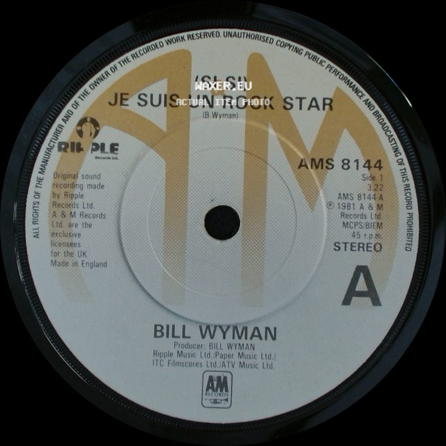 Bill Wyman - (Si Si) Je Suis Un Rock Star / Rio De Janeiro side A