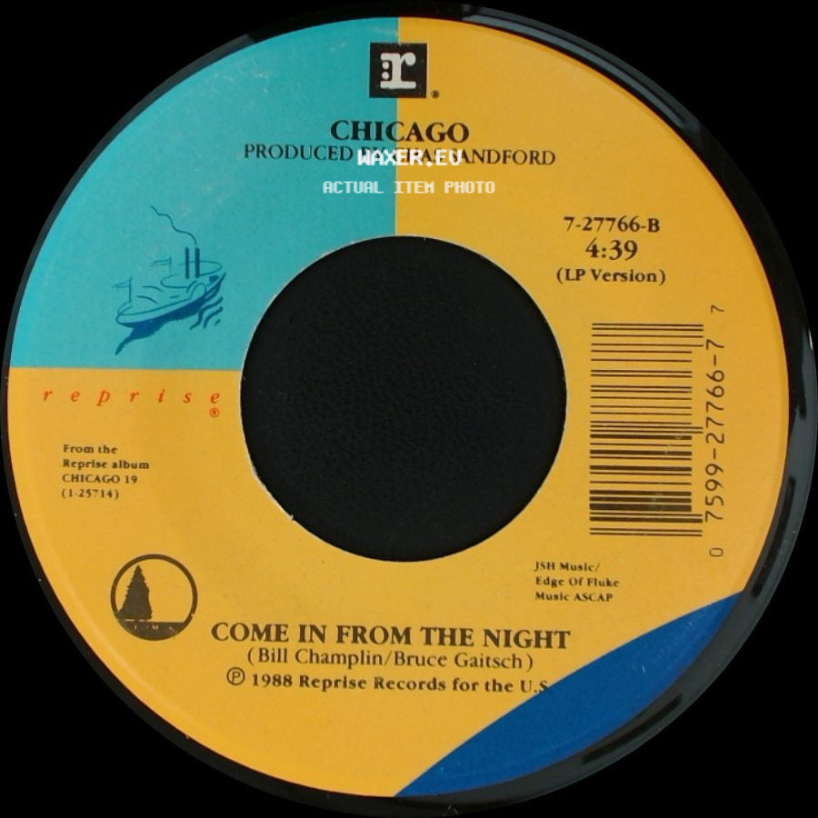 Chicago - Look Away / Come In From The Night side B