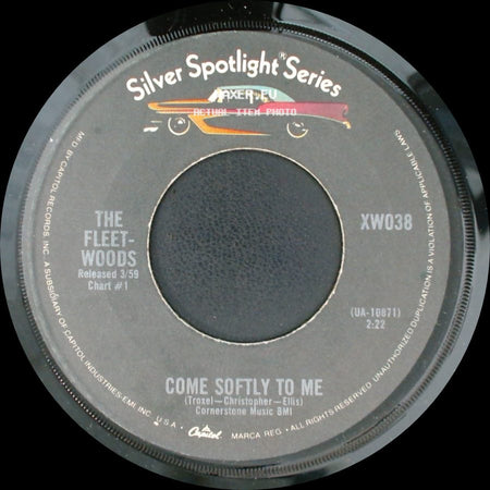 The Fleet Woods - Runaround / Come Softly To Me side B