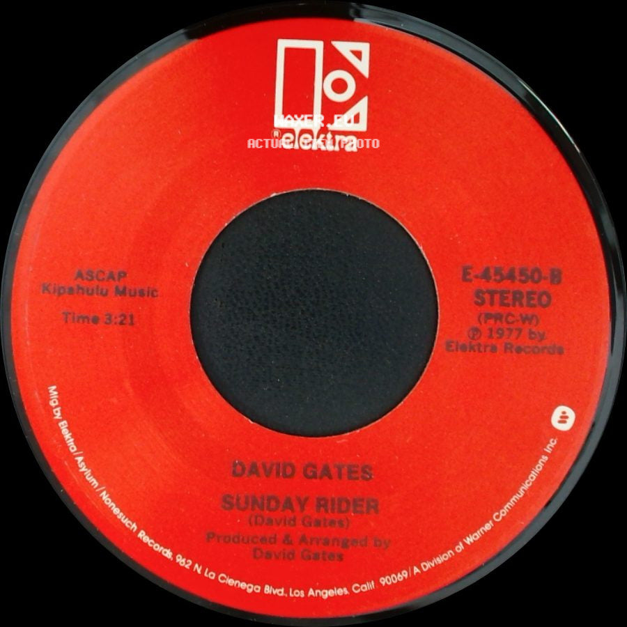 David Gates - Sunday Rider / Goodbye Girl side A