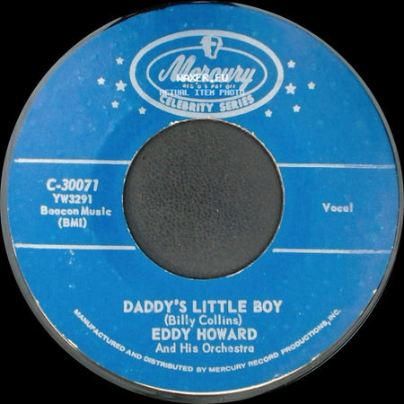 Eddy Howard And His Orchestra - Daddy's Little Girl / Daddy's Little Boy side B