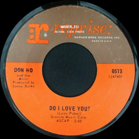 Don Ho And The Aliis - All That's Left Is The Lemon Tree / Do I Love You? side B