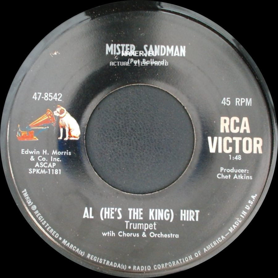 Al (He's The King) Hirt - Mister Sandman / Al's Place side A