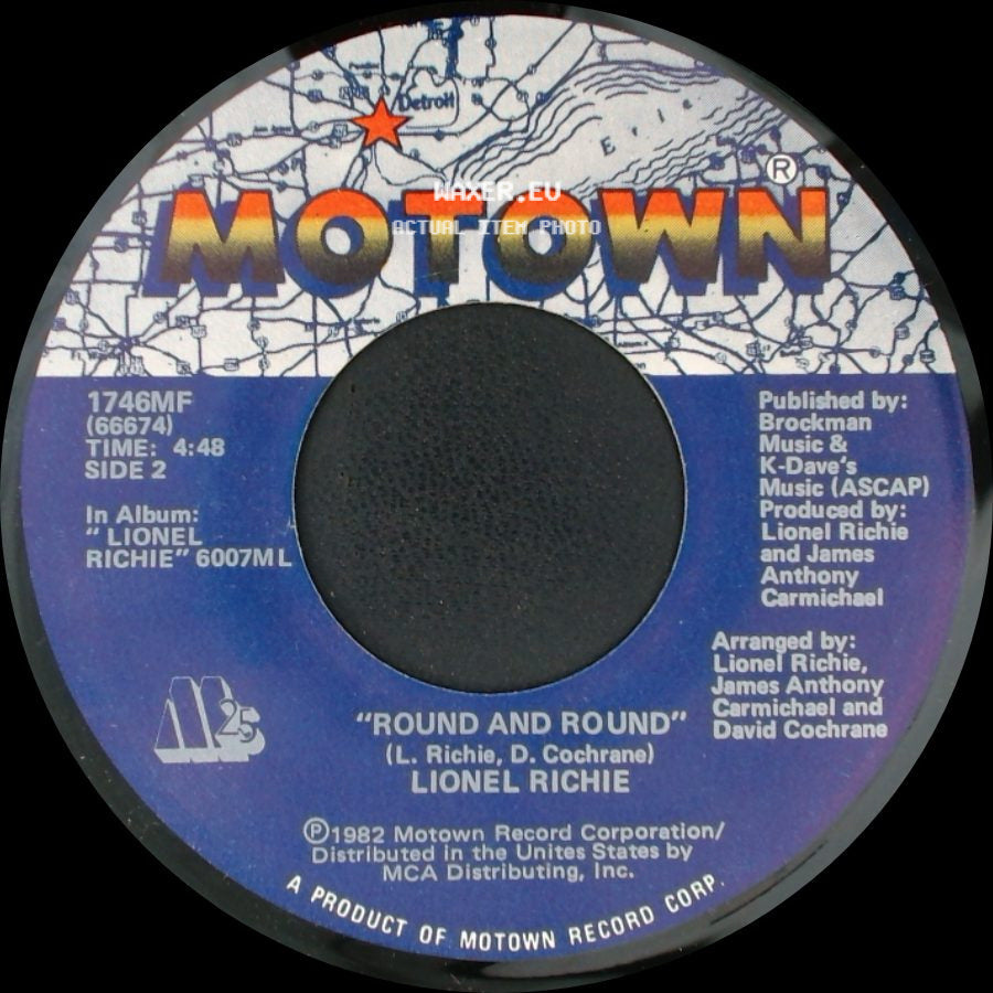 Lionel Richie - Stuck On You / Round And Round side B
