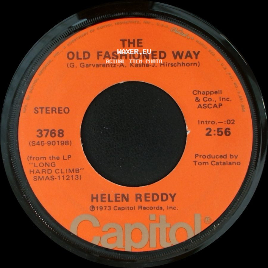 Helen Reddy - Leave Me Alone (Ruby Red Dress) / The Old Fashioned Way side B